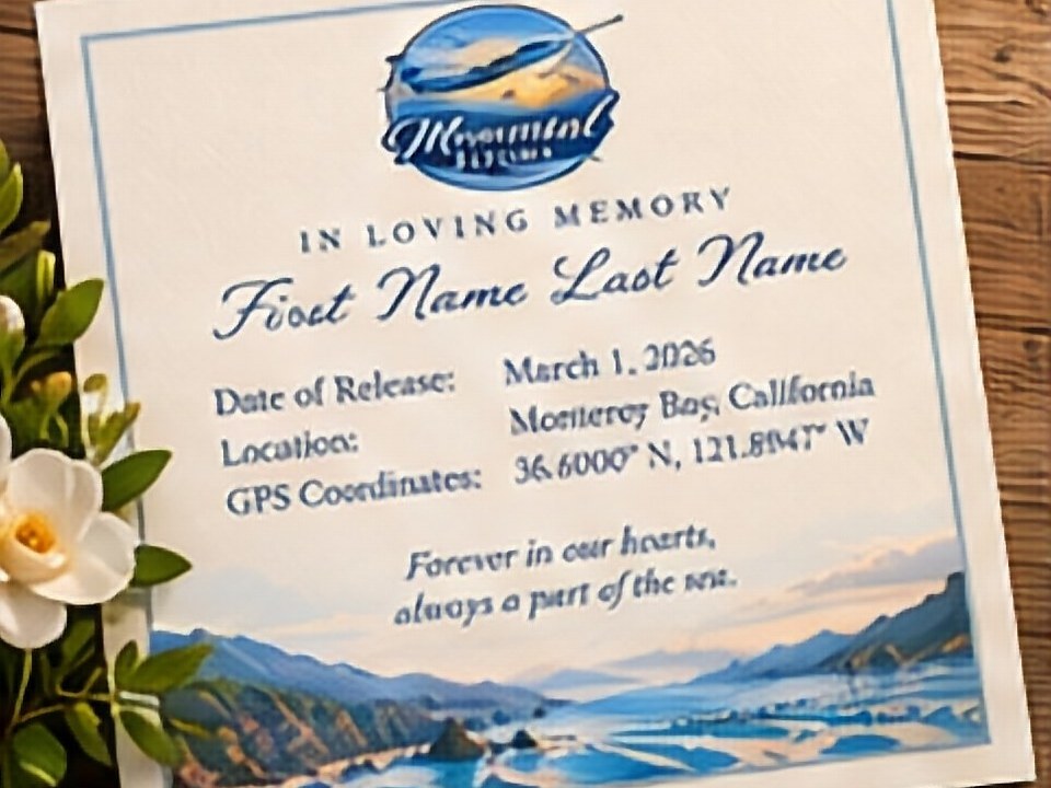 Memorial Certificate